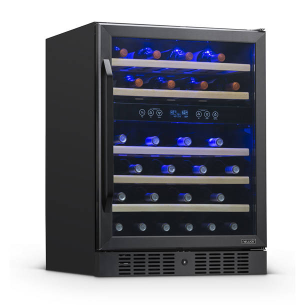 Summit Appliance 23.63'' 46 Bottle Dual Zone Wine Refrigerator
